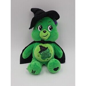 Care Bears x Wicked Elphaba Witch Plush Green Good Luck Bear Decorative Cape